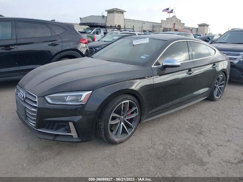 2018 AUDI S5 SPORTBACK PRESTIGE WAUC4CF5XJA019752