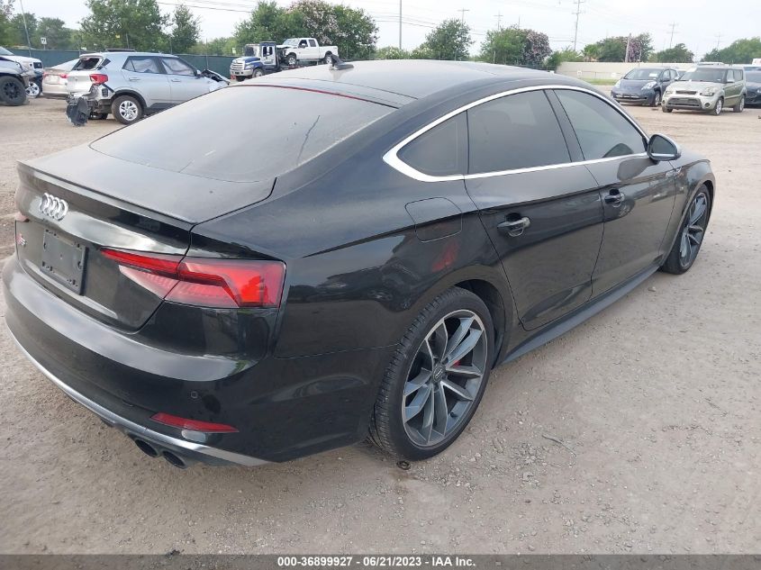 2018 AUDI S5 SPORTBACK PRESTIGE WAUC4CF5XJA019752