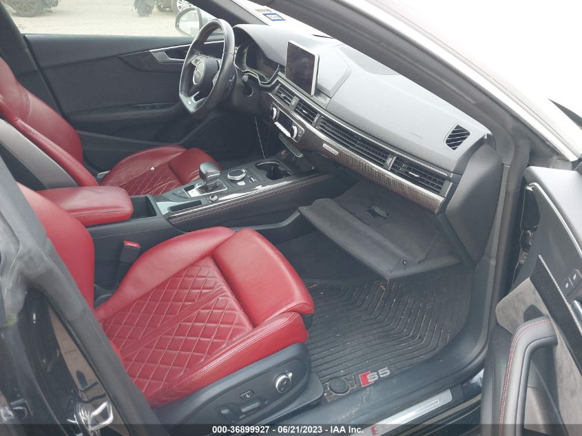 2018 AUDI S5 SPORTBACK PRESTIGE WAUC4CF5XJA019752