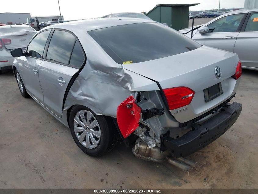 2014 VOLKSWAGEN JETTA SEDAN S - 3VW1K7AJ2EM396495