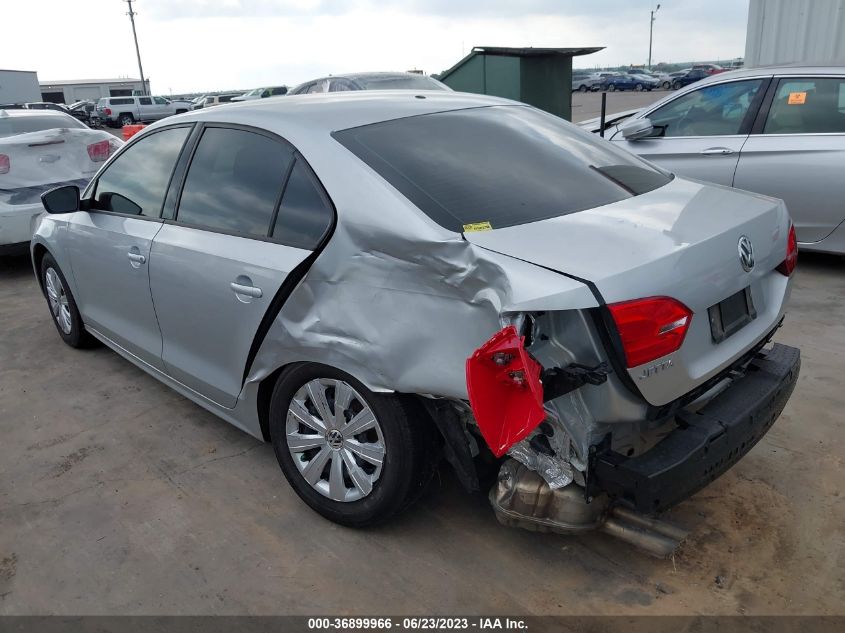 2014 VOLKSWAGEN JETTA SEDAN S - 3VW1K7AJ2EM396495