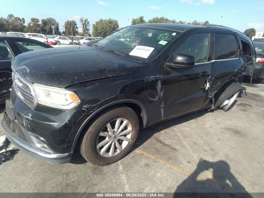 2019 DODGE DURANGO SXT - 1C4RDJAG0KC755339
