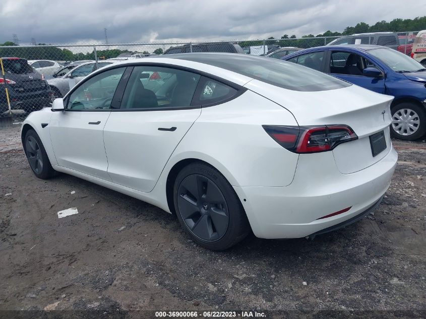 2021 TESLA MODEL 3 STANDARD RANGE PLUS - 5YJ3E1EA0MF988992