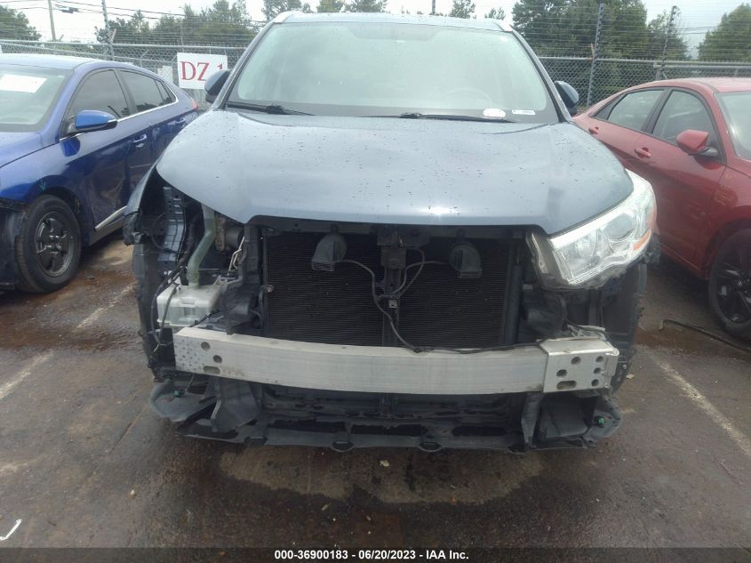 2014 TOYOTA HIGHLANDER XLE - 5TDKKRFH7ES011554