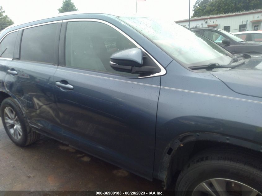 2014 TOYOTA HIGHLANDER XLE - 5TDKKRFH7ES011554