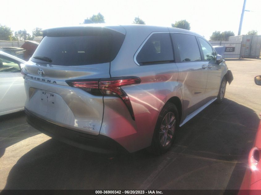 5TDKRKEC5NS103819 2022 TOYOTA SIENNA, photo no. 4