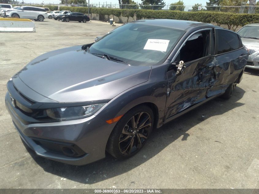 2020 HONDA CIVIC SEDAN SPORT - 19XFC2F81LE207955