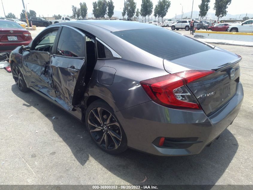 2020 HONDA CIVIC SEDAN SPORT - 19XFC2F81LE207955