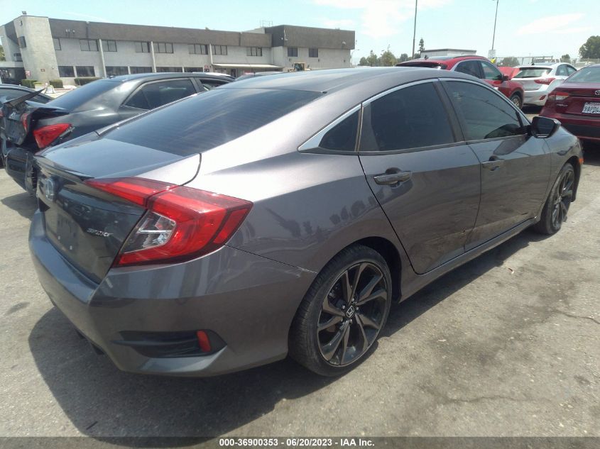2020 HONDA CIVIC SEDAN SPORT - 19XFC2F81LE207955