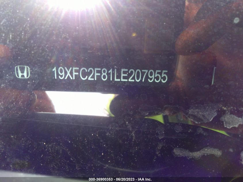 2020 HONDA CIVIC SEDAN SPORT - 19XFC2F81LE207955
