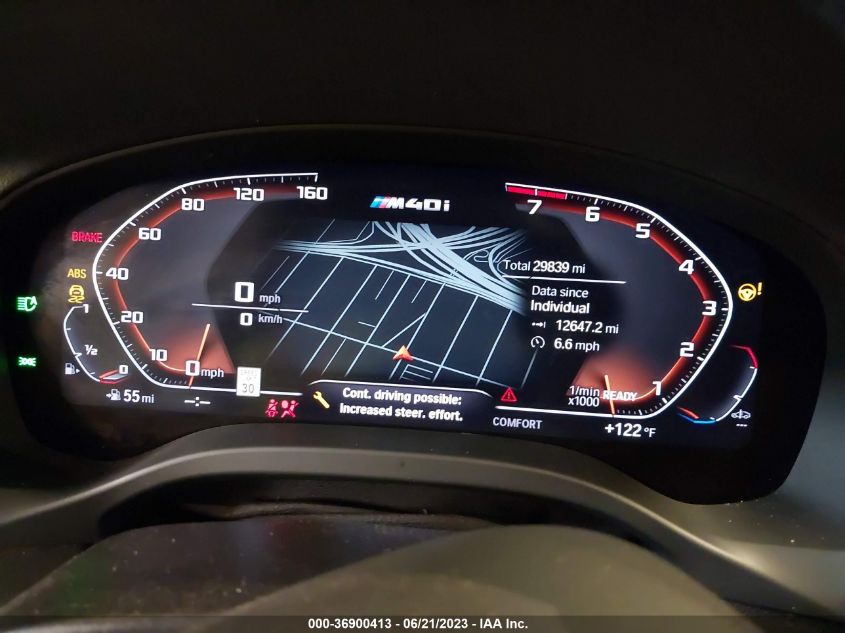 2021 BMW X4 M40I 5UX2V5C03M9E28036