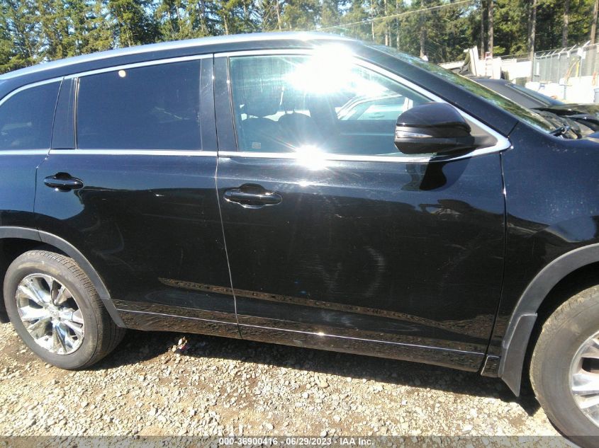 2015 TOYOTA HIGHLANDER XLE - 5TDJKRFH9FS210098