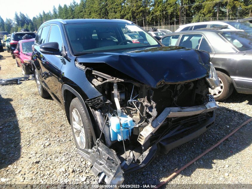 2015 TOYOTA HIGHLANDER XLE - 5TDJKRFH9FS210098