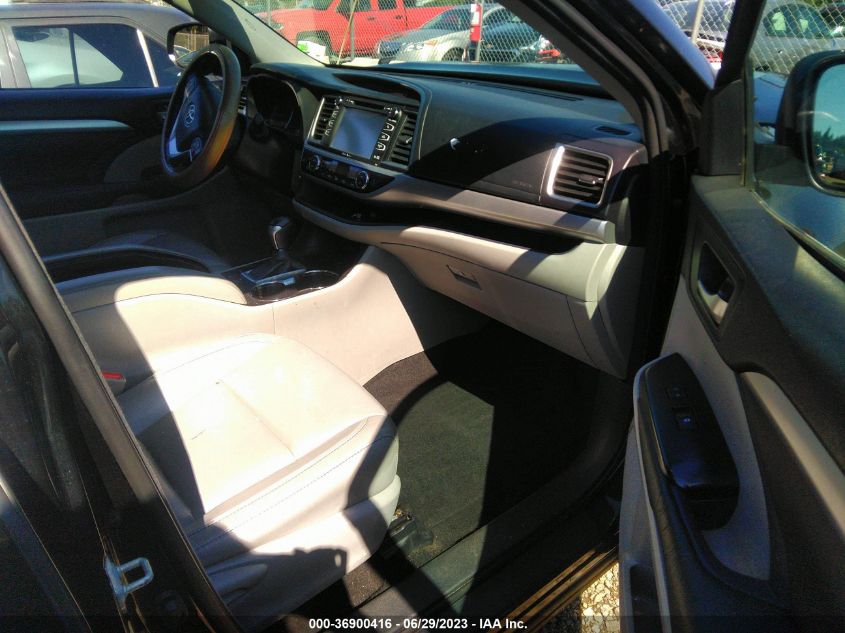 2015 TOYOTA HIGHLANDER XLE - 5TDJKRFH9FS210098