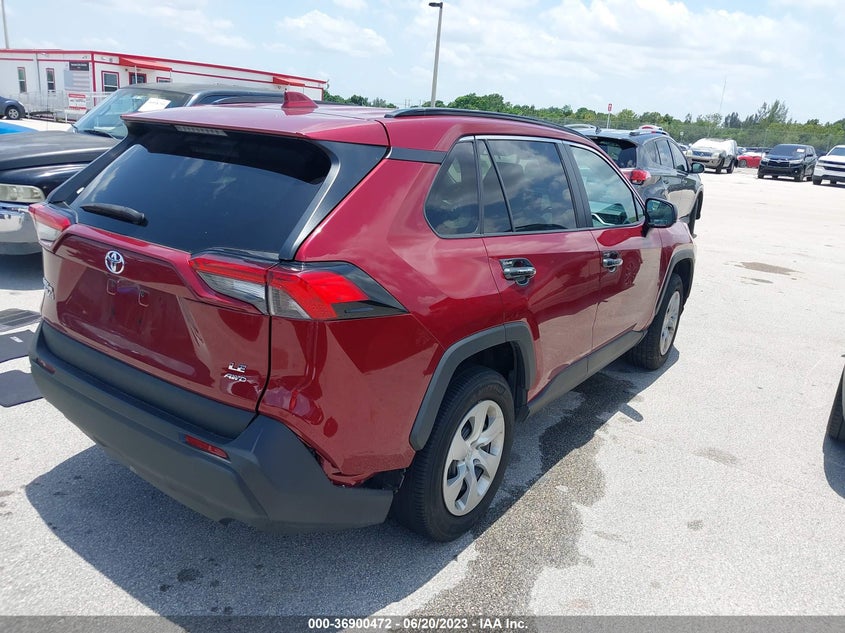 VIN 2T3F1RFV1LC117036 2020 TOYOTA RAV4 LE