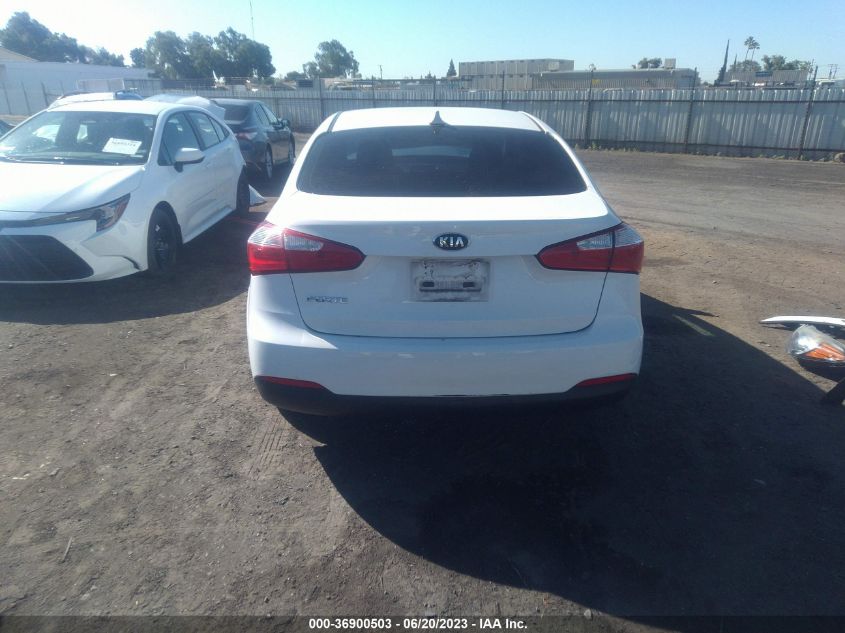 2016 KIA FORTE LX - KNAFK4A67G5610289