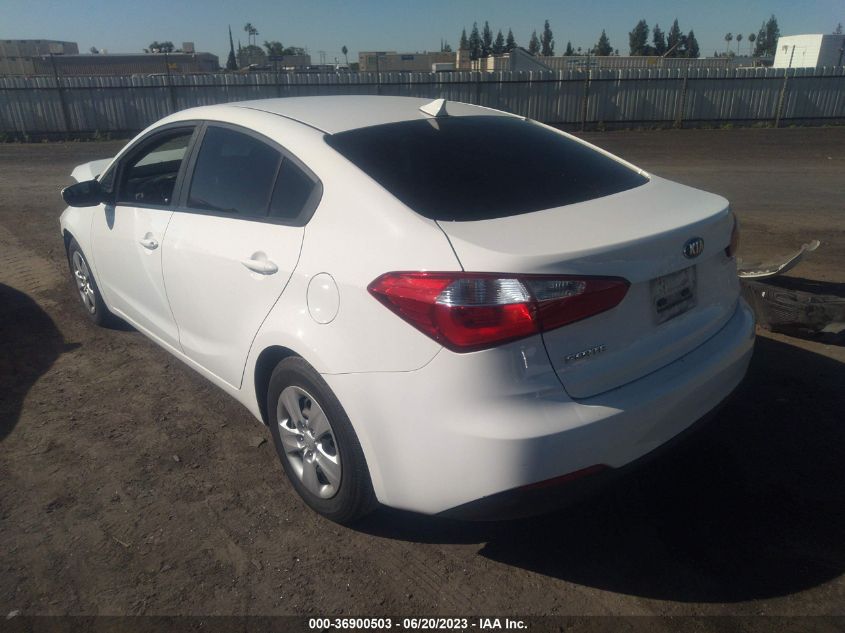 2016 KIA FORTE LX - KNAFK4A67G5610289