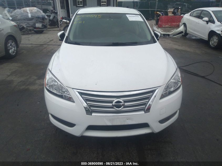 2015 NISSAN SENTRA SR/SL/S/SV/FE+ S - 3N1AB7AP5FY218939