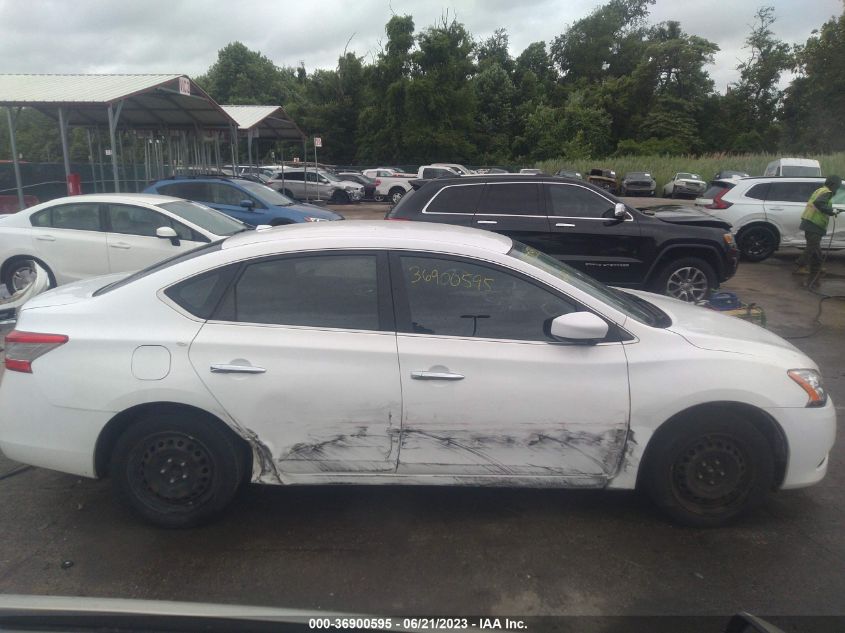 2015 NISSAN SENTRA SR/SL/S/SV/FE+ S - 3N1AB7AP5FY218939