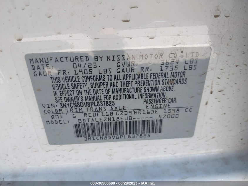 2023 NISSAN VERSA S - 3N1CN8DV8PL837825