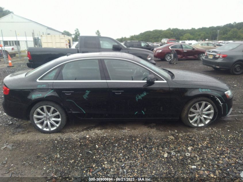 2013 AUDI A4 PREMIUM PLUS - WAUFFAFL0DN035076