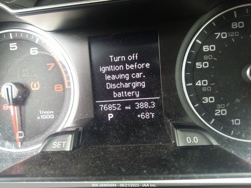 2013 AUDI A4 PREMIUM PLUS - WAUFFAFL0DN035076