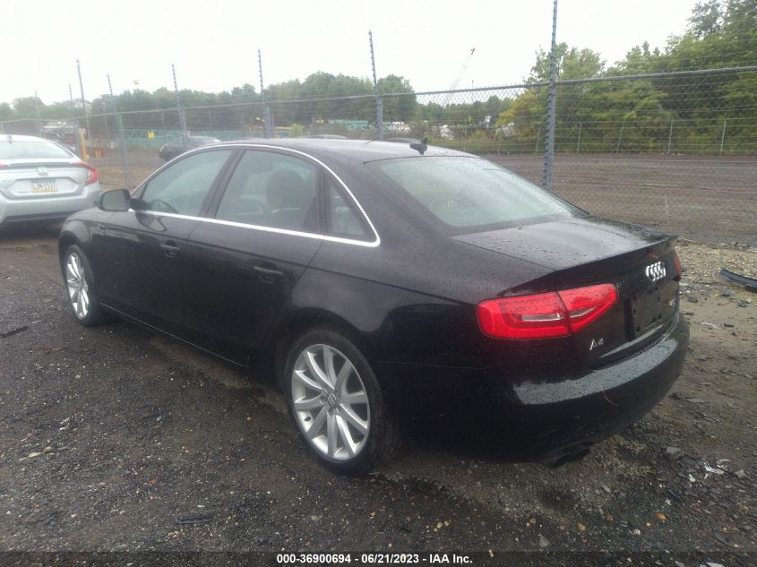 2013 AUDI A4 PREMIUM PLUS - WAUFFAFL0DN035076