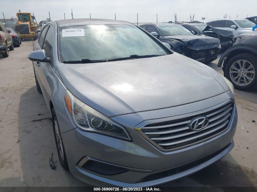 2016 HYUNDAI SONATA 2.4L SE - 5NPE24AF7GH293922