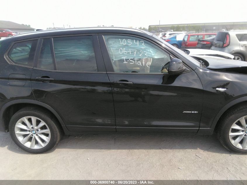 2017 BMW X3 XDRIVE28I - 5UXWX9C37H0W71854