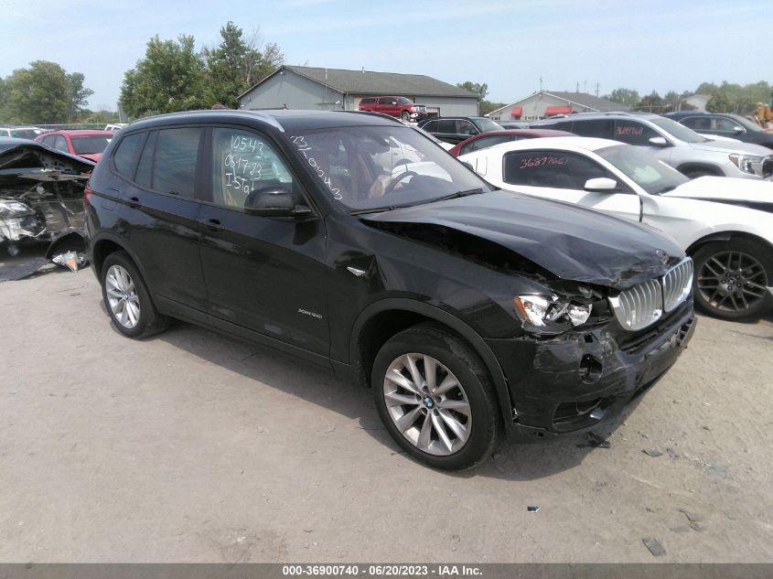 2017 BMW X3 XDRIVE28I - 5UXWX9C37H0W71854