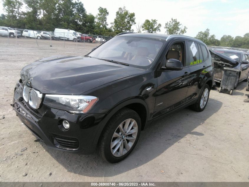 2017 BMW X3 XDRIVE28I - 5UXWX9C37H0W71854