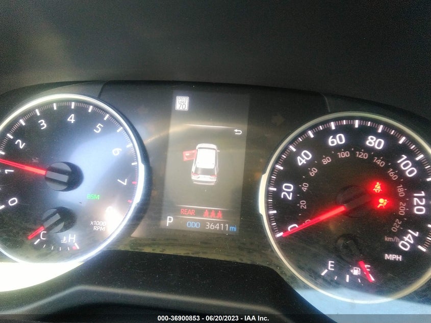 VIN 2T3K1RFV7MC105344 2021 TOYOTA RAV4 LE