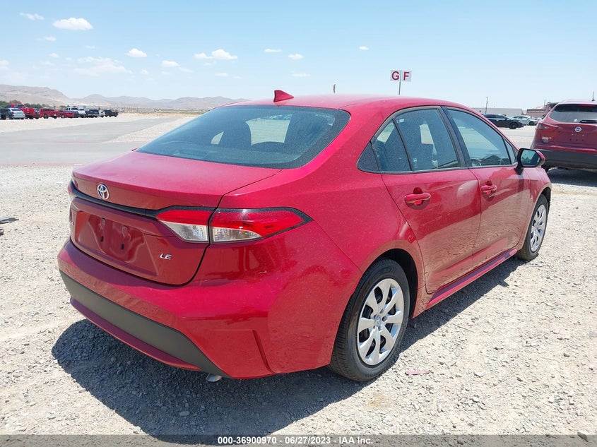 VIN 5YFEPMAEXMP258623 2021 TOYOTA COROLLA LE
