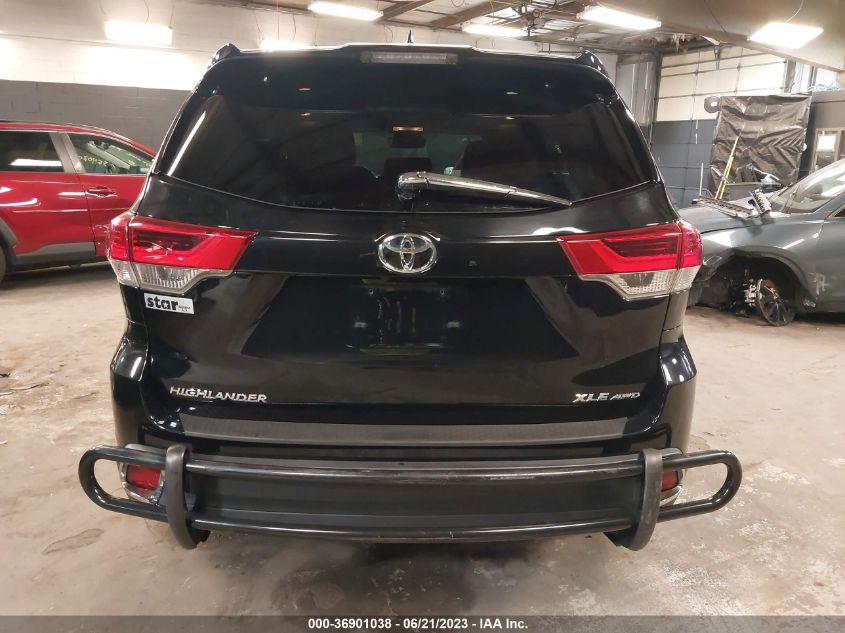 2017 TOYOTA HIGHLANDER XLE/SE - 5TDJZRFH8HS378863