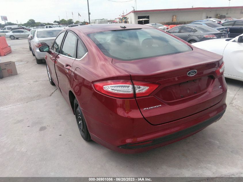 2016 FORD FUSION SE - 3FA6P0H79GR319095