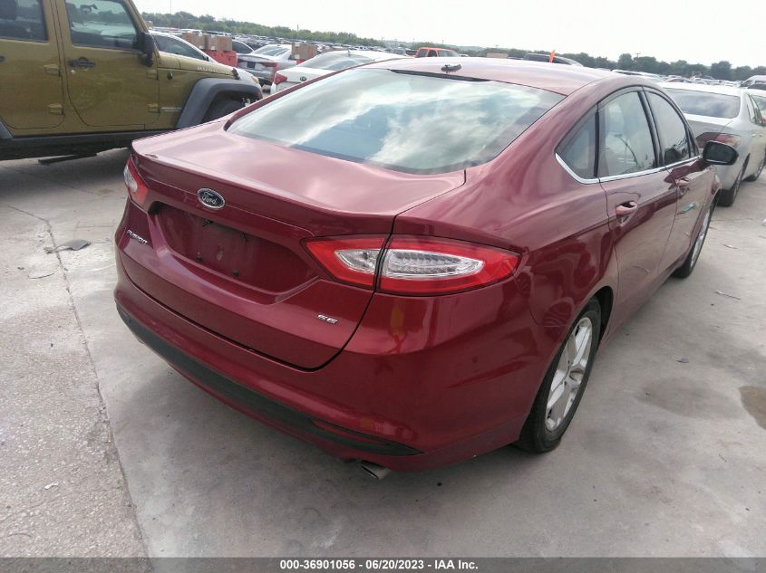 2016 FORD FUSION SE - 3FA6P0H79GR319095