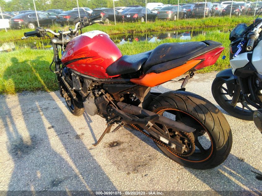 2011 YAMAHA FZ6 R JYARJ18E8BA007328