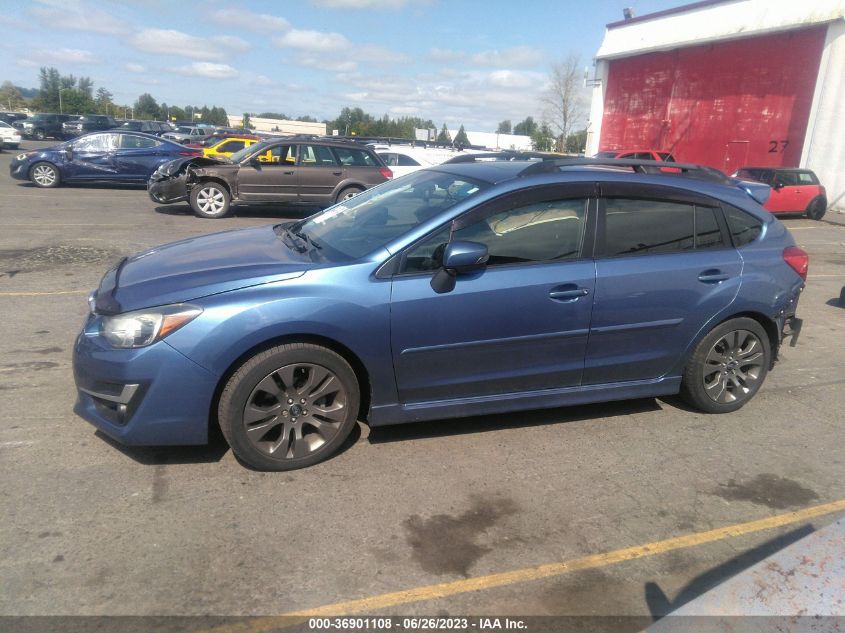 2015 SUBARU IMPREZA WAGON 2.0I SPORT PREMIUM - JF1GPAY6XF8251620