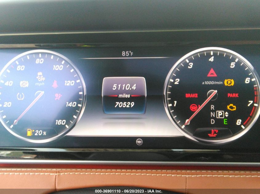 2015 MERCEDES-BENZ S-CLASS S 550 - WDDXJ8FB9FA007458