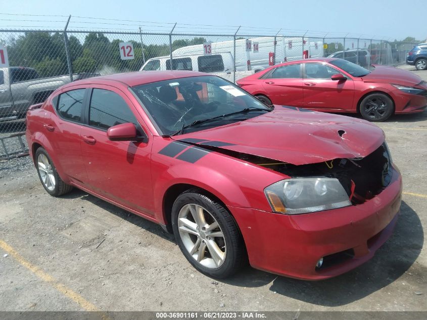 2014 DODGE AVENGER SXT - 1C3CDZCG6EN173907