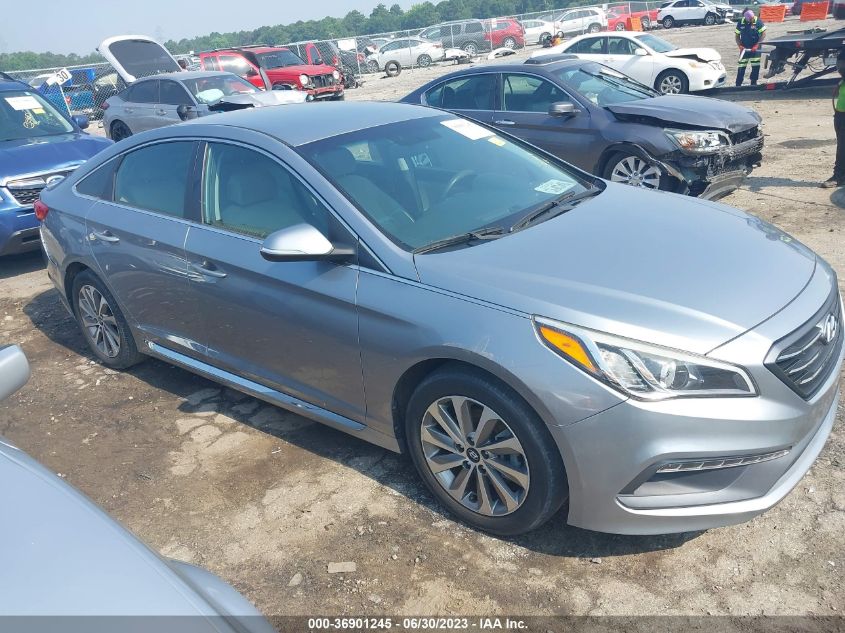 2015 HYUNDAI SONATA 2.4L SPORT - 5NPE34AF8FH105114