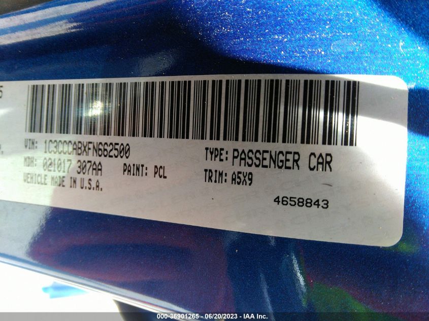 2015 CHRYSLER 200 LIMITED - 1C3CCCABXFN662500