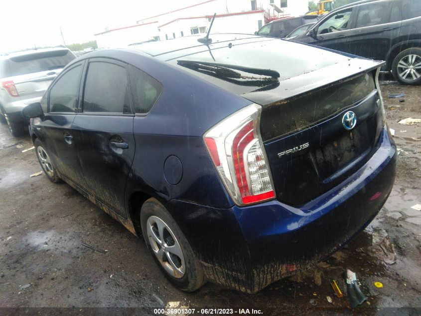 2013 TOYOTA PRIUS ONE/TWO/THREE/FOUR/FIVE - JTDKN3DU0D0355152