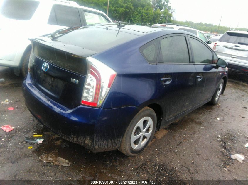 2013 TOYOTA PRIUS ONE/TWO/THREE/FOUR/FIVE - JTDKN3DU0D0355152