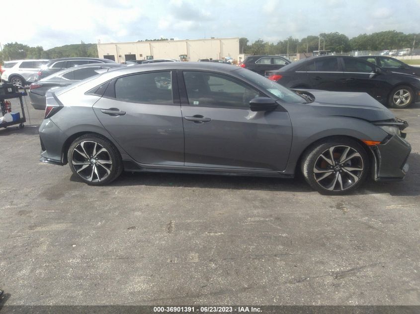 2018 HONDA CIVIC HATCHBACK SPORT - SHHFK7H41JU201380