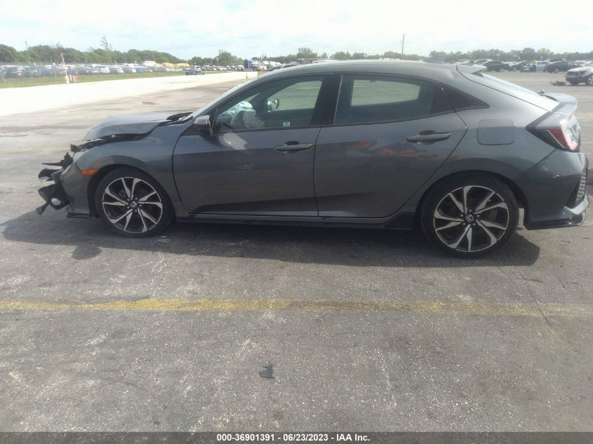 2018 HONDA CIVIC HATCHBACK SPORT - SHHFK7H41JU201380