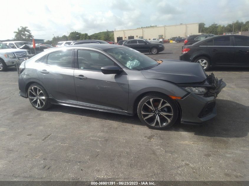 2018 HONDA CIVIC HATCHBACK SPORT - SHHFK7H41JU201380