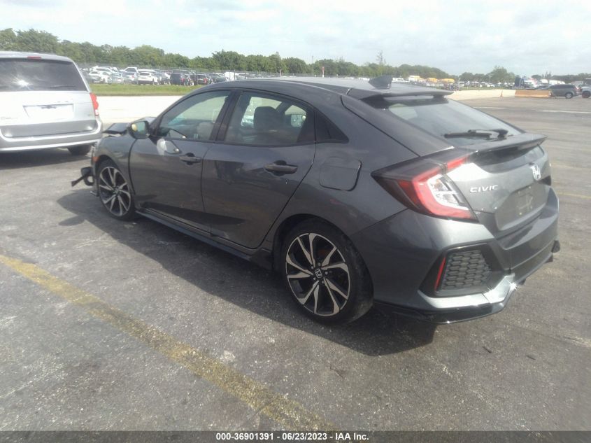 2018 HONDA CIVIC HATCHBACK SPORT - SHHFK7H41JU201380
