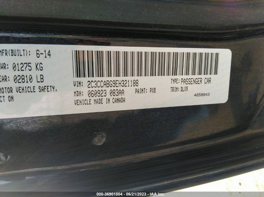 2014 CHRYSLER 300 300S - 2C3CCABG9EH321188