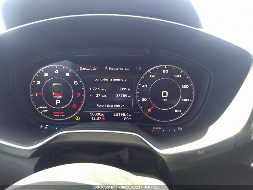 2016 AUDI TT 2.0T - TRUT5CFV5G1023593